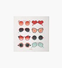Sonnenbrille Kollektion - Red & Mint Palette Galeriedruck