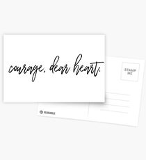 courage dear heart Postcards