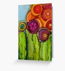 Flower burst Greeting Card