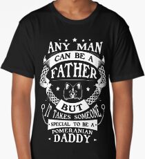 Pomeranian Daddy Shirt Long T-Shirt