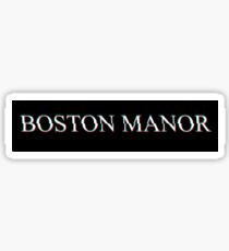 Boston Manor Sticker