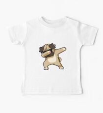 Dabbing Pug Funny - Dog Lovers Baby Tee