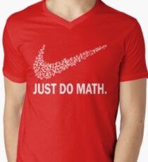 Just do math t-shirt Men's V-Neck T-Shirt