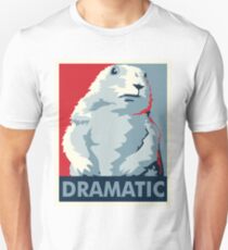 Dramatischer Streifenhörnchen Slim Fit T-Shirt