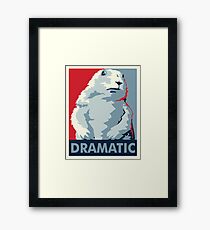 Dramatic Chipmunk Framed Print
