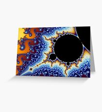 Mandelbrot Set Fractal Greeting Card