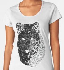 Wolf Mask Women's Premium T-Shirt