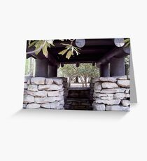 stone building Greeting Card