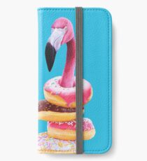 A Famished Flamingo iPhone Wallet/Case/Skin
