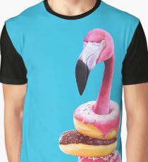 A Famished Flamingo Graphic T-Shirt