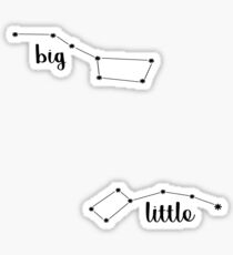 Big & Little Dipper Stickers Sticker