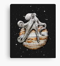 Celestial Cephalopod Canvas Print