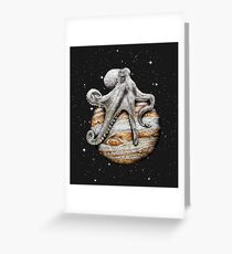 Celestial Cephalopod Greeting Card
