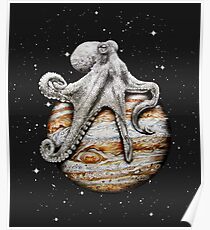 Celestial Cephalopod Poster