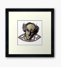 Count Olaf and the eye - A series of unfortunate events t-shirt Framed Print