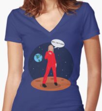 Oops I Did It Again Women's Fitted V-Neck T-Shirt