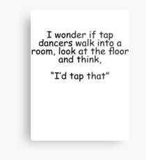 Tap Dancers Metal Print