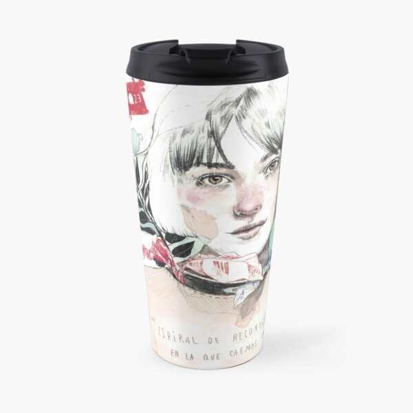 THE SPIRAL elenagarnu Travel Mug