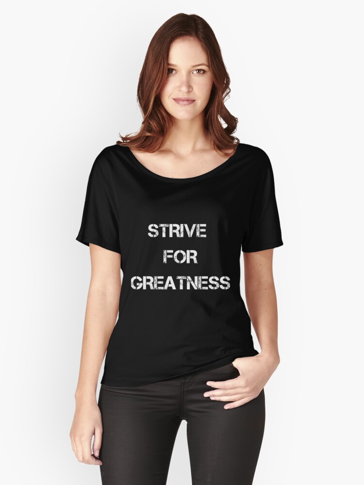 lebron james strive for greatness shirt