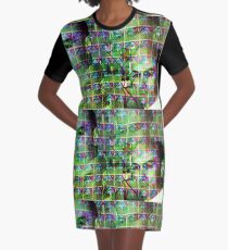 Albert Hoffman Stamp Graphic T-Shirt Dress