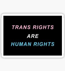 Trans Rights Are Human Rights Sticker