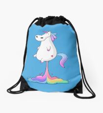 Unicorn Fart Drawstring Bag
