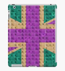 Scrabble Union Jack #4 iPad Case/Skin