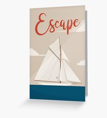 Escapism Greeting Card