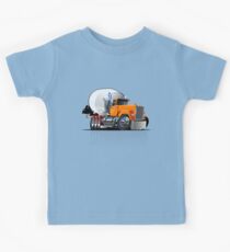 Cartoon Mixer Truck Kids Tee