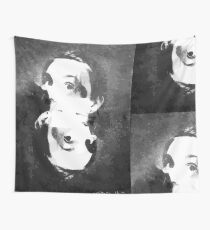 Woman In Ink Wall Tapestry