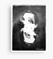 Woman In Ink Canvas Print