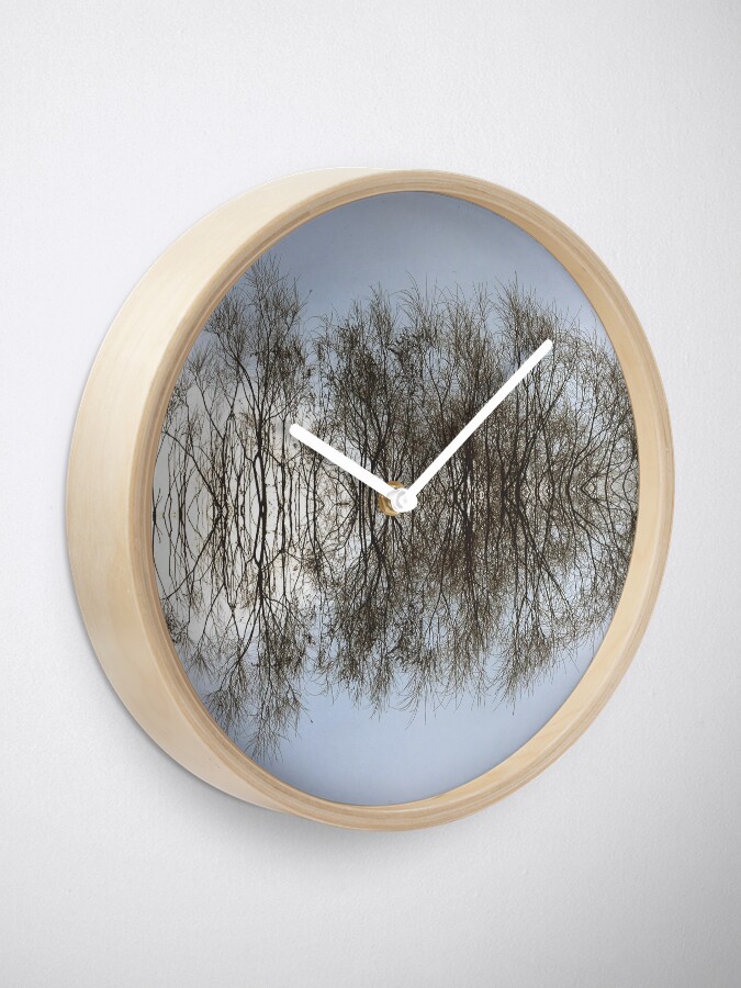 Alternate view of Mirrored Trees Clock