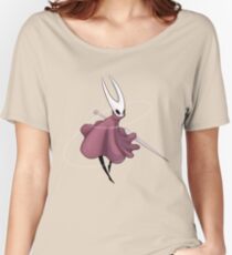 Camiseta ancha para mujer Hollow Knight inspirado guerrero