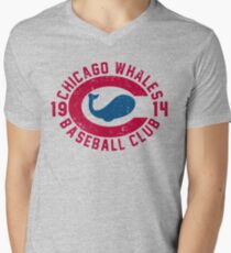 Camiseta de cuello en V Ballenas de Chicago