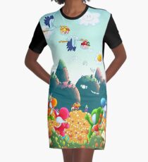 Yoshi's Island Graphic T-Shirt Dress