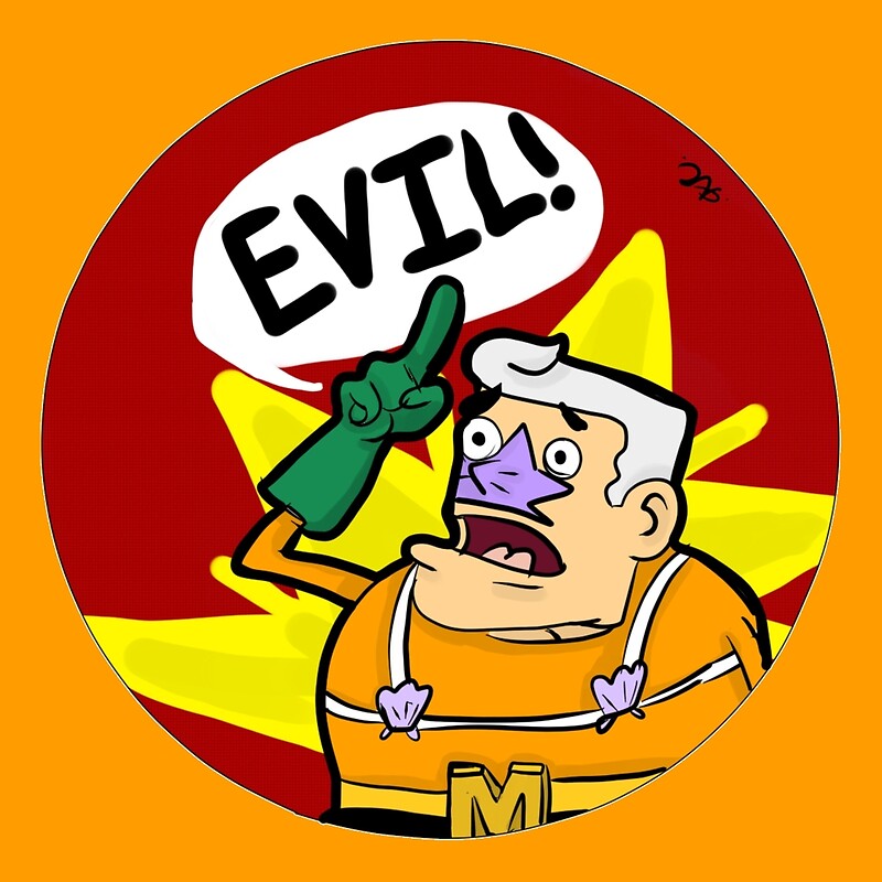"Mermaid Man- EVIL!" Greeting Cards by AJWhereArtThou | Redbubble