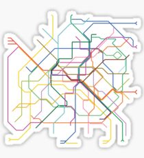 Pegatina Metro de París