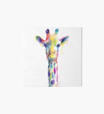 Rainbow Giraffe Art Board