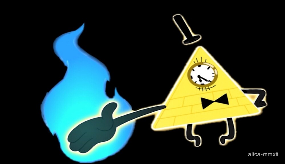 "Bill Cipher - 'Tick-Tock Kid'" by alisa-mmxii | Redbubble