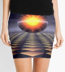 Sphere and Moon Mini Skirt