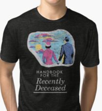 Handbook for the Recently Deceased - Dark Tri-blend T-Shirt