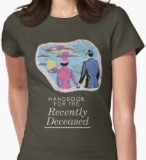 Handbook for the Recently Deceased - Dark Women's Fitted T-Shirt