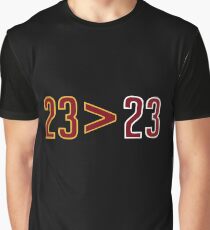 Lebron James Greater Than Michael Jordan Merchandise Graphic T-Shirt
