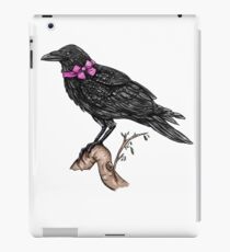 Crow in a Bow iPad Case/Skin