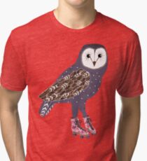 I skate OWL night long Tri-blend T-Shirt