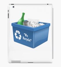 Recycling Bin Logo | Symbol | Ecology Friendly | Environment iPad Case/Skin