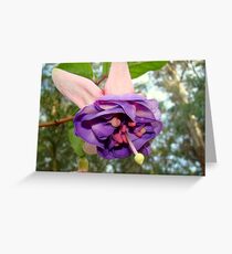 Purple Canopy Greeting Card