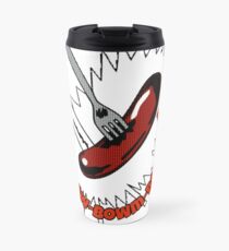 Tribute To The Classic Grange Hill Flying Sausage Travel Mug
