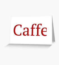 Caffe - Deep Learning Framework Greeting Card