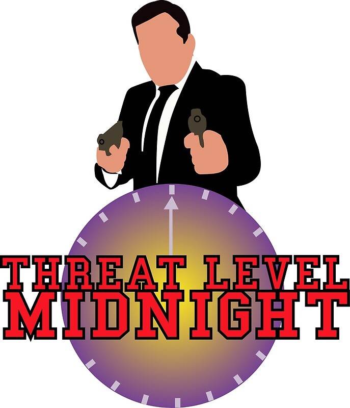 Threat Level Midnight Posters By Tlamey Redbubble   Flat,800x800,070,f 